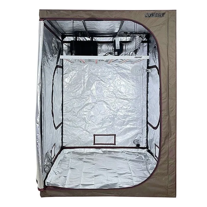 Covert 4' x 4' 630 Watt LED PRO Grow Tent Kit With Automated Ventilation Package