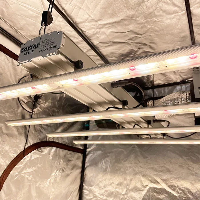 Covert 5' x 5' 500 Watt LED-X Grow Tent Kit With Automated Ventilation Package