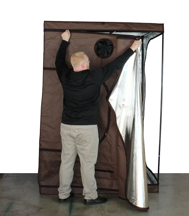 Covert 5' x 5' 500 Watt LED-X Grow Tent Kit With Automated Ventilation Package