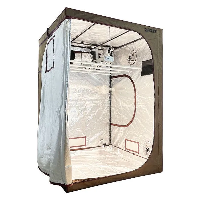 Covert 5' x 5' 500 Watt LED-X Grow Tent Kit With Automated Ventilation Package