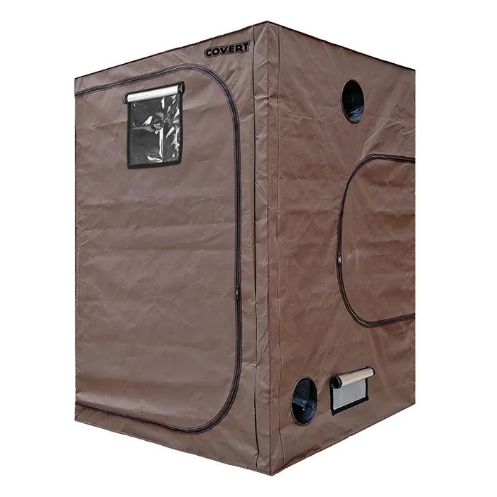 Covert 5' x 5' Growers Choice ROI-E720 LED Grow Tent Kit With Automated Ventilation Package