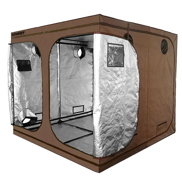 Covert 8' x 8' LED-X 250 Grow Tent Kit With Automated Ventilation Package