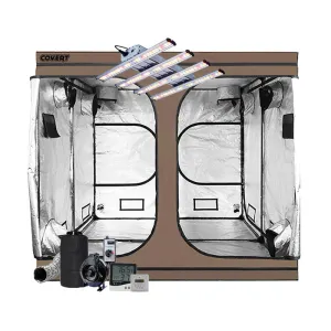 Covert 8' x 8' LED-X 250 Grow Tent Kit With Automated Ventilation Package