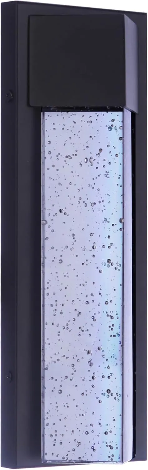 Craftmade ZA6202-MN-LED Tony Outdoor Wall Sconce, 1-Light 20 Watts, Midnight