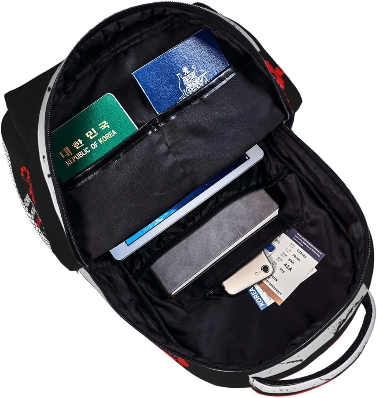 Crane Operator American Flag Backpack Casual Laptop Backpack Double Shoulder Bag Lightweight Backpack For Women Men Travel