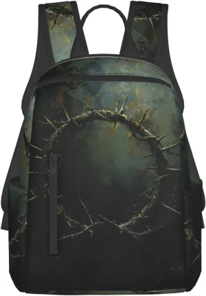 Crown Of Thorns Lightweight Outdoor Backpack Functional Bag For Travel Work And Hiking Backpack For Men
