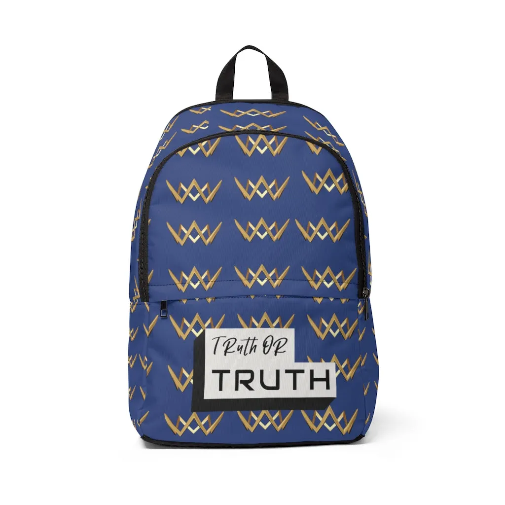 Crowned King X TruthorTruth Unisex Fabric Backpack