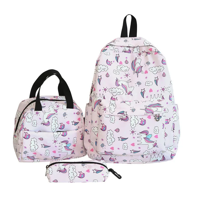 Cute printed lightweight backpack