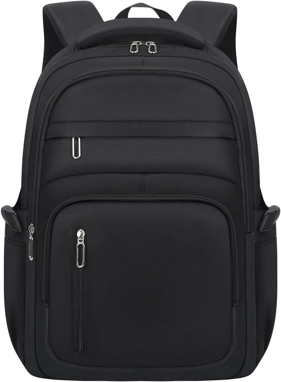 Cute School Backpack for Women Men Casual Travel Laptop Backpack Aesthetic Lightweight College Bookbags for Kids(Black)