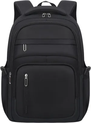 Cute School Backpack for Women Men Casual Travel Laptop Backpack Aesthetic Lightweight College Bookbags for Kids(Black)