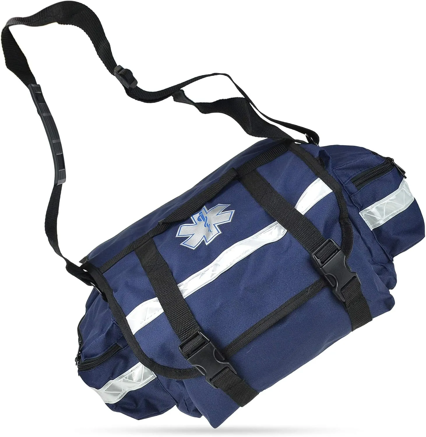 Dealmed First Responder Medic Trauma Bag - Medium, Easy to Carry, Blue