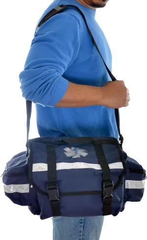 Dealmed First Responder Medic Trauma Bag - Medium, Easy to Carry, Blue