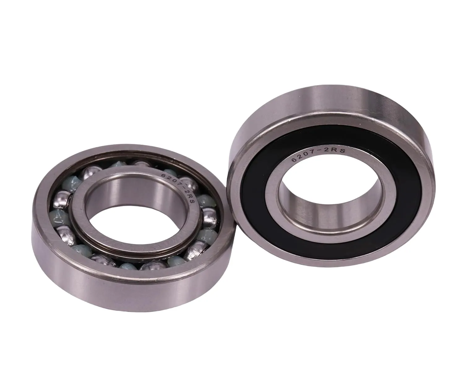 DEEG 10 Pcs 6207-2RS Double Rubber Seal Bearings 35x72x17mm Deep Groove Ball Bearings for Hay Mower,Maytag Neptune 4400 Series Washer…
