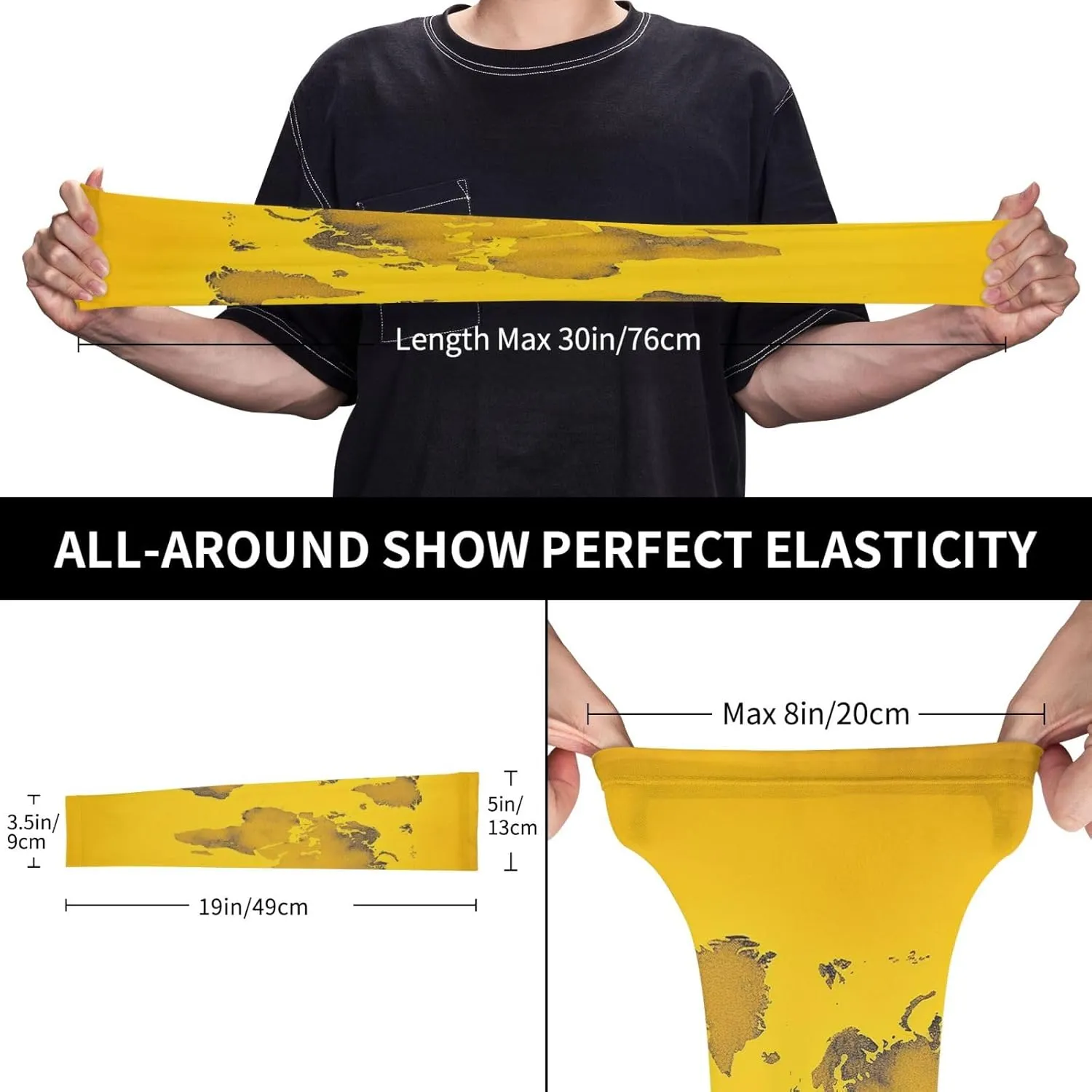 Deer wearing flowers Arm Sleeves for Men Women Cooling Sleeves Compression Arm Sleeve UV Blocking Protection Sleeve