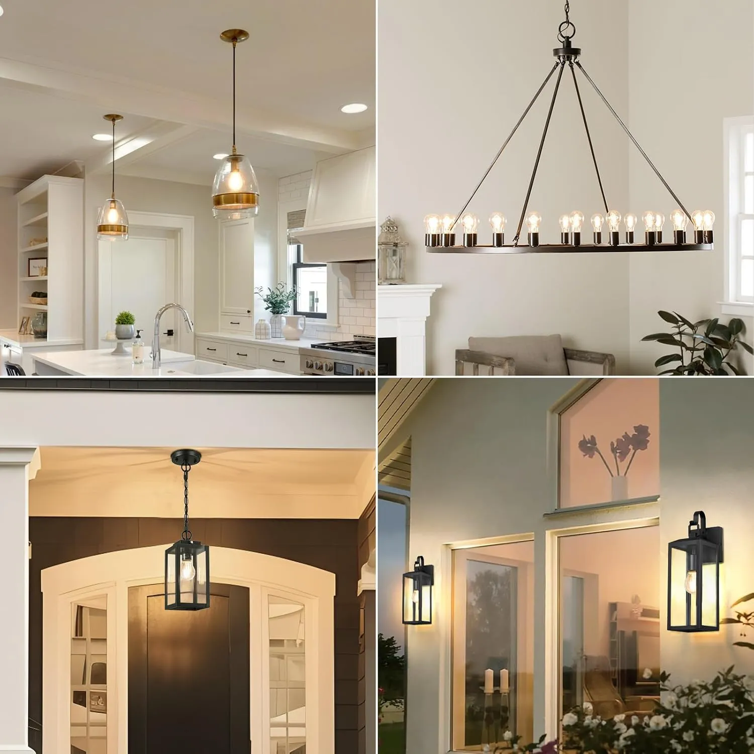 Dimmable A19 Clear LED Light Bulbs 60W Equivalent, 6W, 2700K Soft Warm Light for Table Lamp Floor Lamp Bathroom Vanity Outdoor Wall Light Fixture, CRI85 , 750LM, E26 Base, 6Packs
