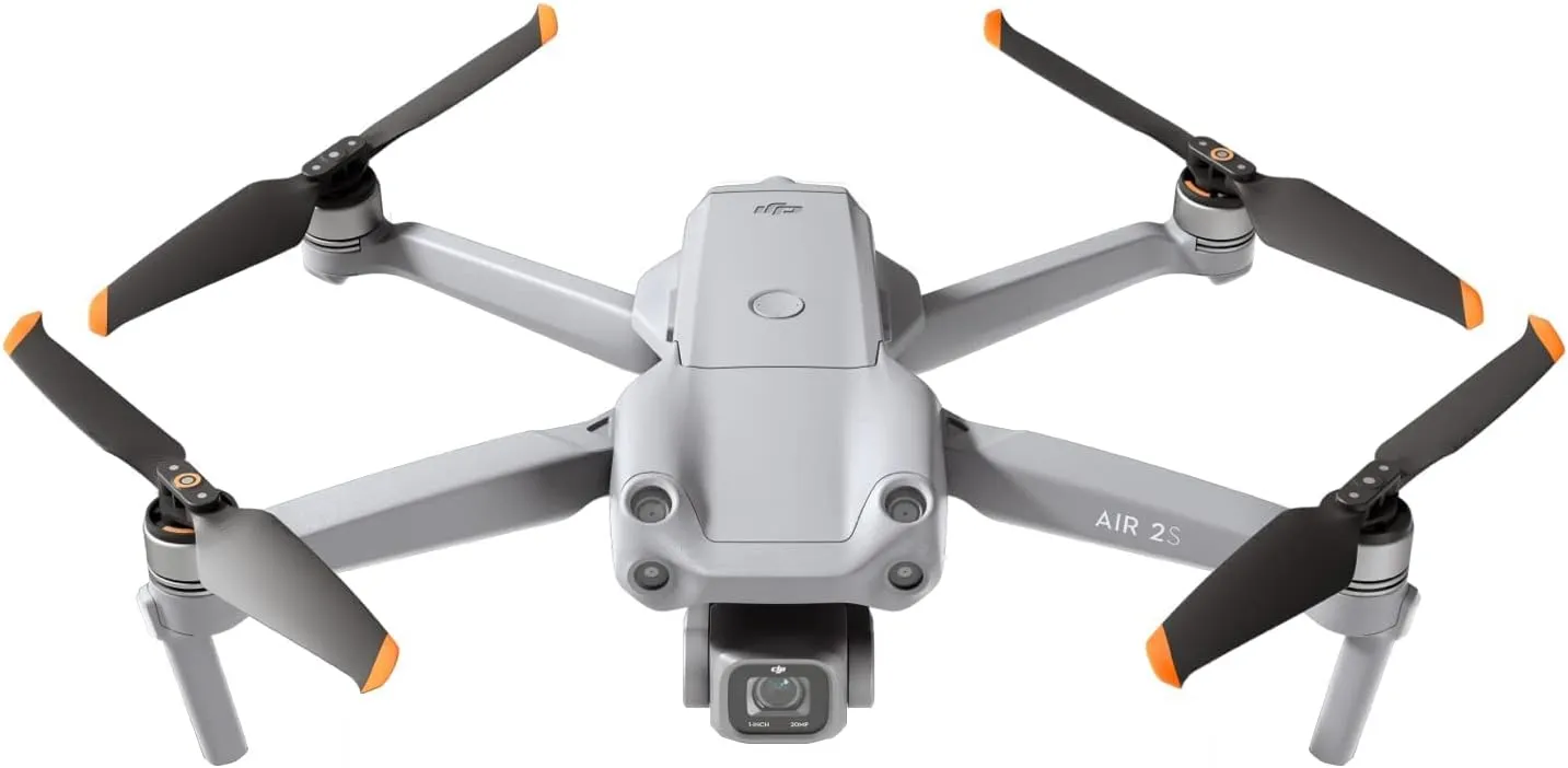 DJI Air 2S, Drone with 3-Axis Gimbal Camera, 5.4K Video, 1-Inch CMOS Sensor, 4 Directions of Obstacle Sensing, 31 Mins Flight Time, 12km Video Transmission, FAA Remote ID Compliant, Gray