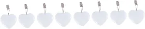 DOITOOL 8 Pcs Heart Night Light Purse for Girls All Heart Table Light Purse Lamps Handbag Heart-Shaped 3D