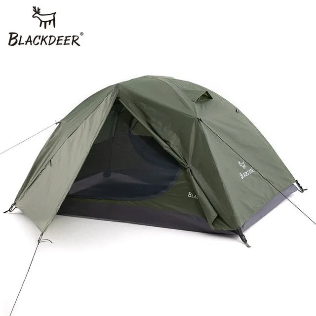 Double Christmas sale Backpacking Skirt Camping Tent Outdoor Waterproof Smooth transaction Hiking 4 Tent Snow Season With Trekking Tent Archeos Blackdeer 2P Layer