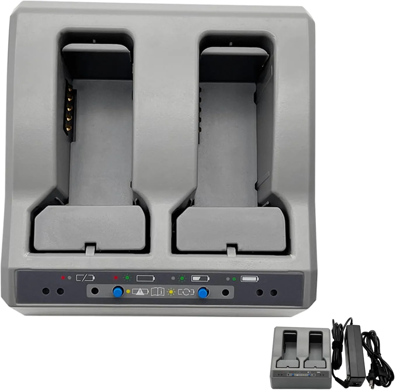 Dual Battery Charger for Trimble GPS S8 S6 R6 R7 R8 R10 Battery, New Update Dual Charger for Trimble Total Station GNSS GPS RTK Battery