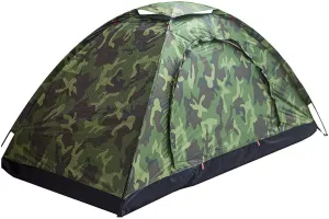 Durable Camping Hiking Tent with Camouflage Design