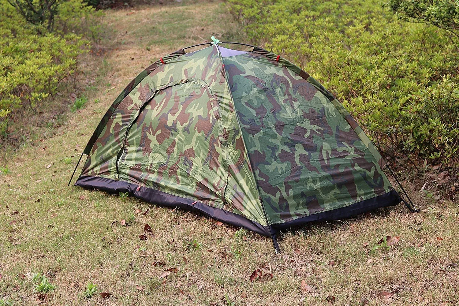 Durable Camping Hiking Tent with Camouflage Design