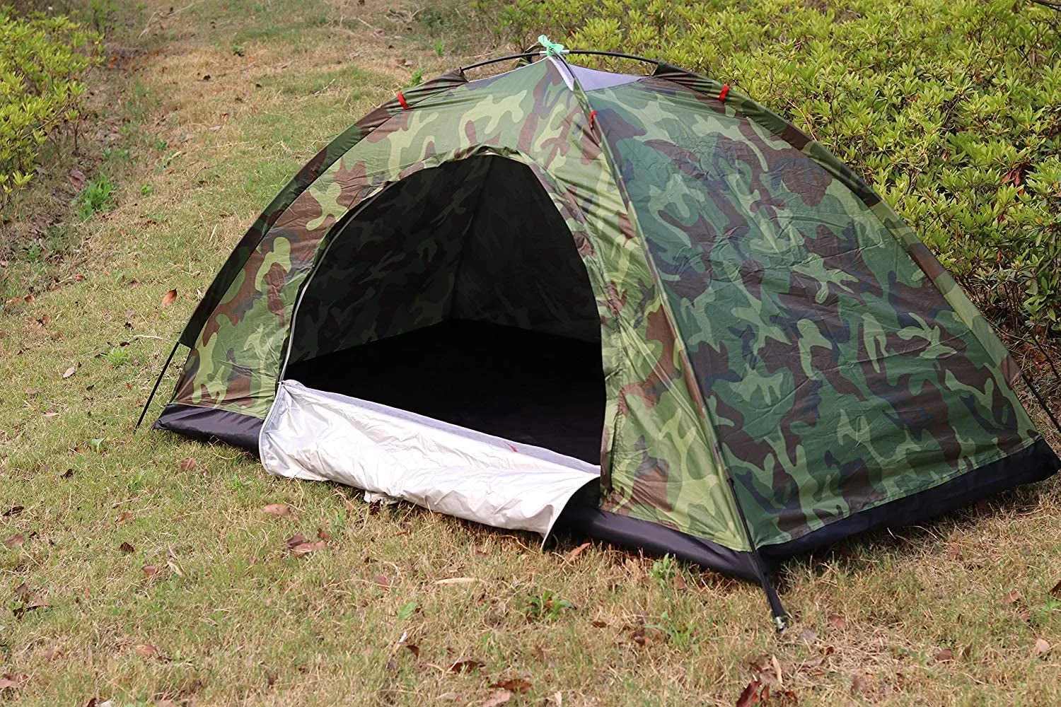 Durable Camping Hiking Tent with Camouflage Design