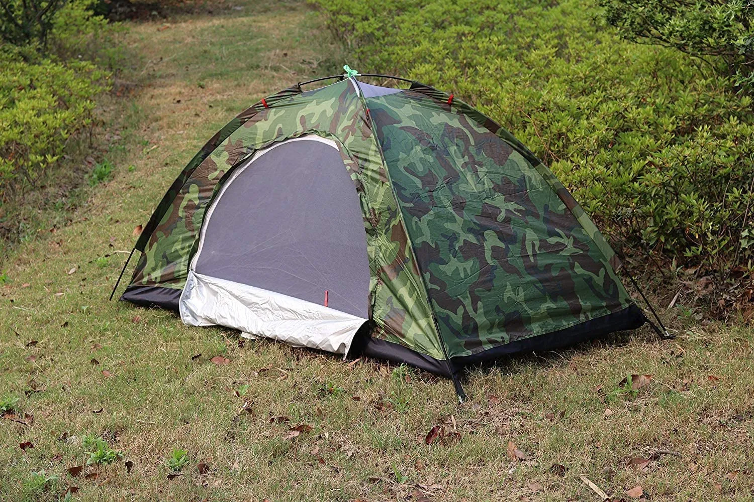 Durable Camping Hiking Tent with Camouflage Design