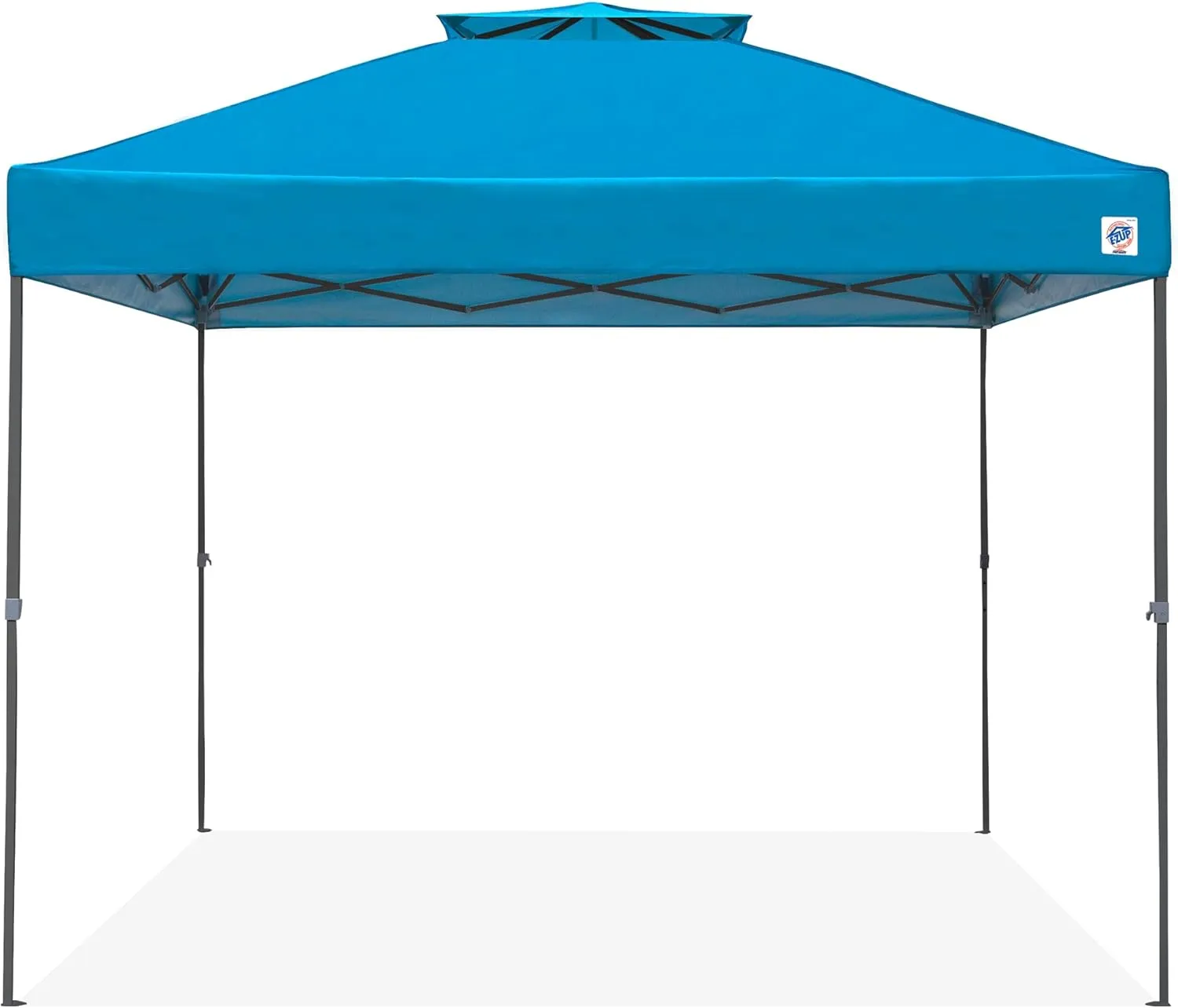 E-Z UP Patriot ONE-UP Technology Vented Shelter, 10' x 10', Splash