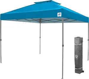 E-Z UP Patriot ONE-UP Technology Vented Shelter, 10' x 10', Splash