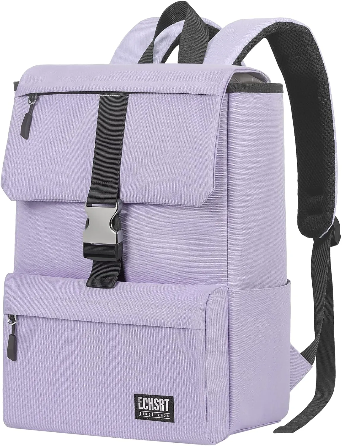 ECHSRT Purple Laptop Backpack Water Resistant Casual Daypack Bag Fits 15.6 Inch Computer & Tablet Backpack, Bookbag for Women Men