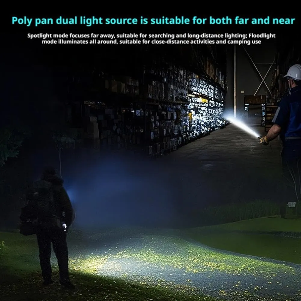 ED-C Strong Light Keychain Flashlight– Aluminum Alloy Flashlight,1100 Lumens,RGB Light-ing with Spot and Flood,IP66 Waterproof & Magnetic Clip for Outdoors,Emergency(EV20 Green Laser Side Light RGB)