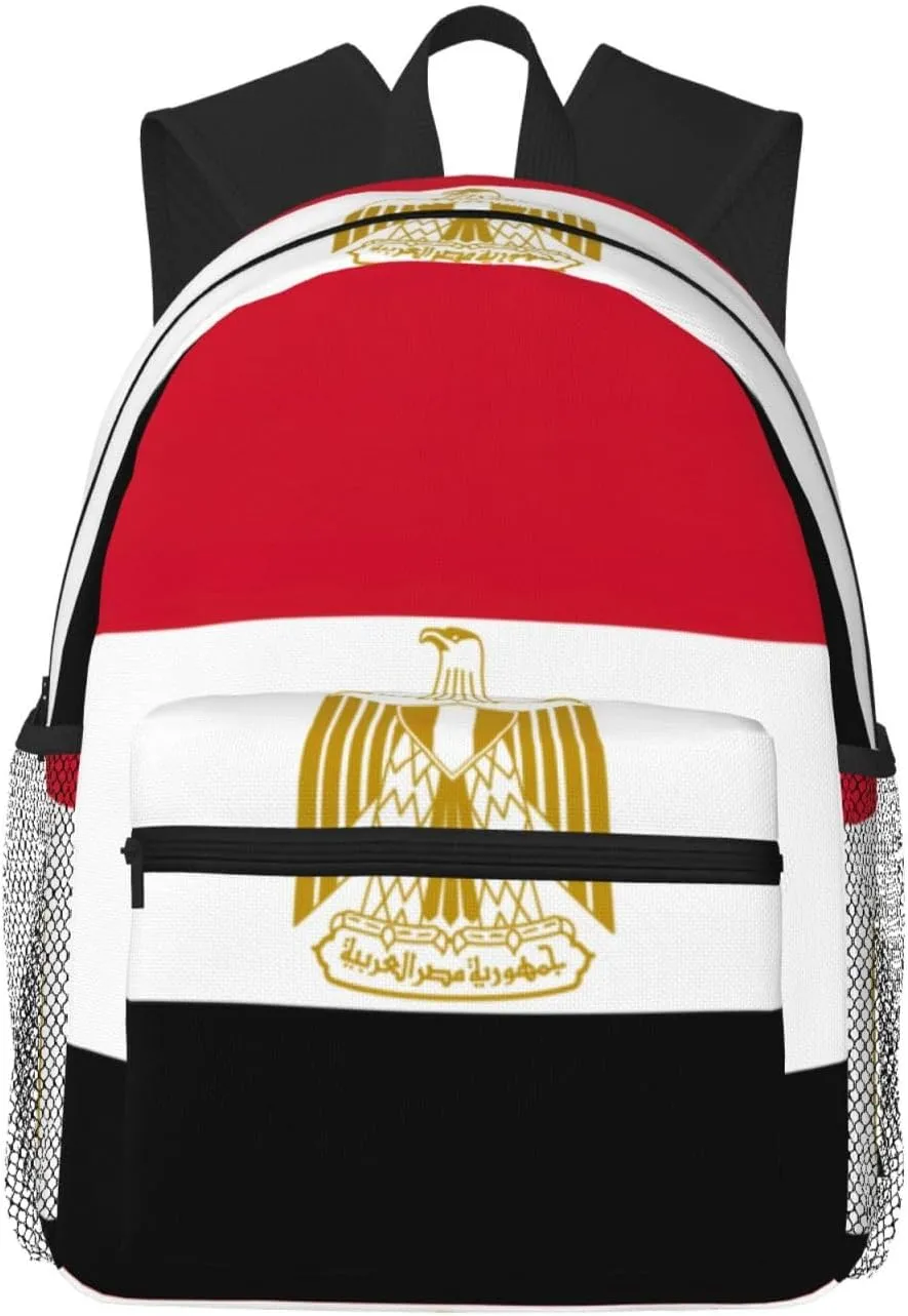 Egyptian flag Lightweight and Comfortable Casual Backpack MultiPurpose Day Bag, Travel Laptop Backpack