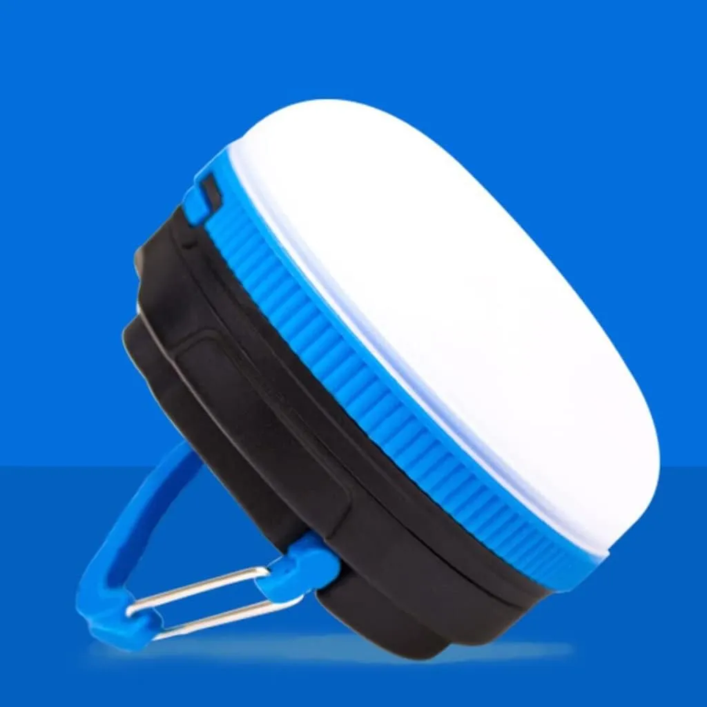 Electric Lanterns Outdoor Lighting Flashlight, Multifunctional Camping Camp Light, USB Tent Light, Led Rechargeable Astigmatism (Color : Blue, Size : 7x3.5cm)
