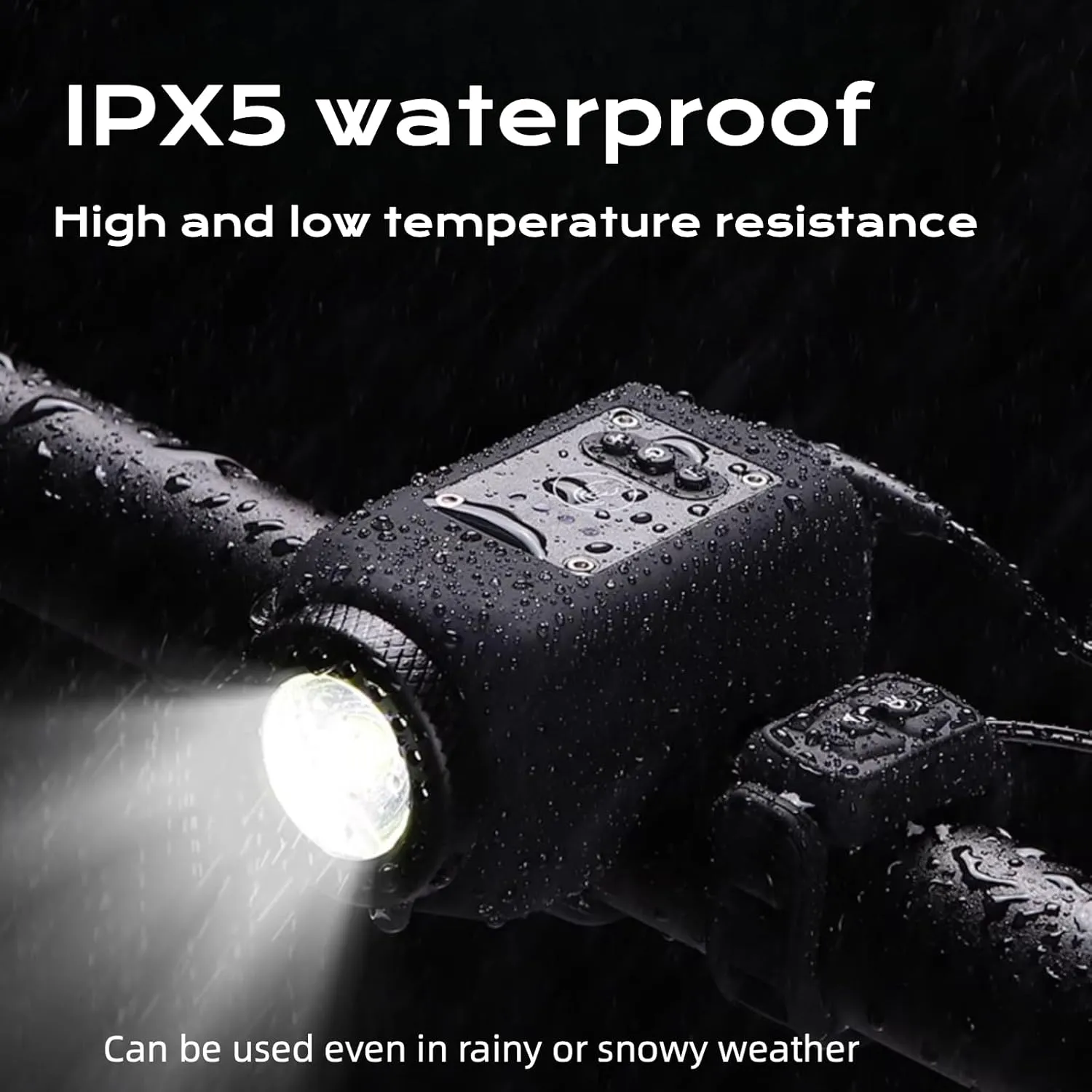 Electric Loud Bike Horn Adults - Mountain Bike Electronic Horn Bell Waterproof Rlectric Bike Horn Bike Horn with Light