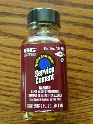 Electronics 10-302 Service Chemical Cement with Brush, 2 oz Bottle