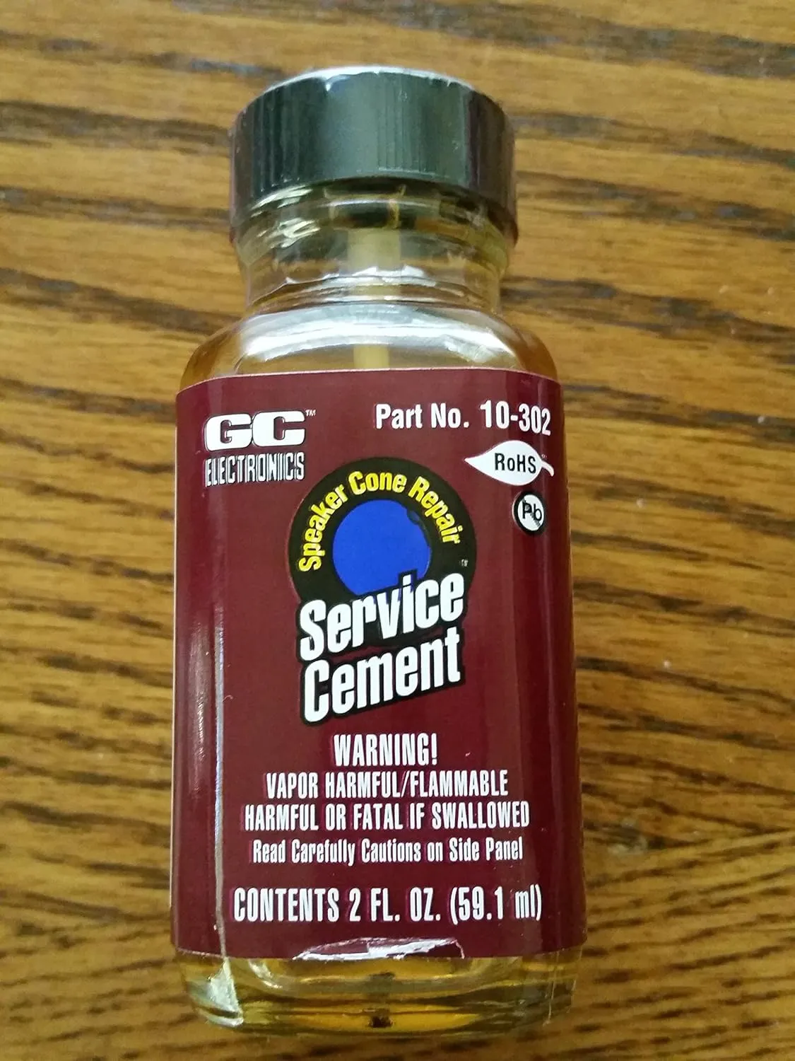 Electronics 10-302 Service Chemical Cement with Brush, 2 oz Bottle