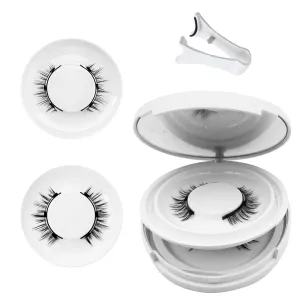Enjuvie Magnetic Lashes,Enjuvie Magnetic Eyelashes with Applicator Reusable Eyelashes Magnet without Eyeliner Natural Look No Glue or Liner Needed(Natural Iris)
