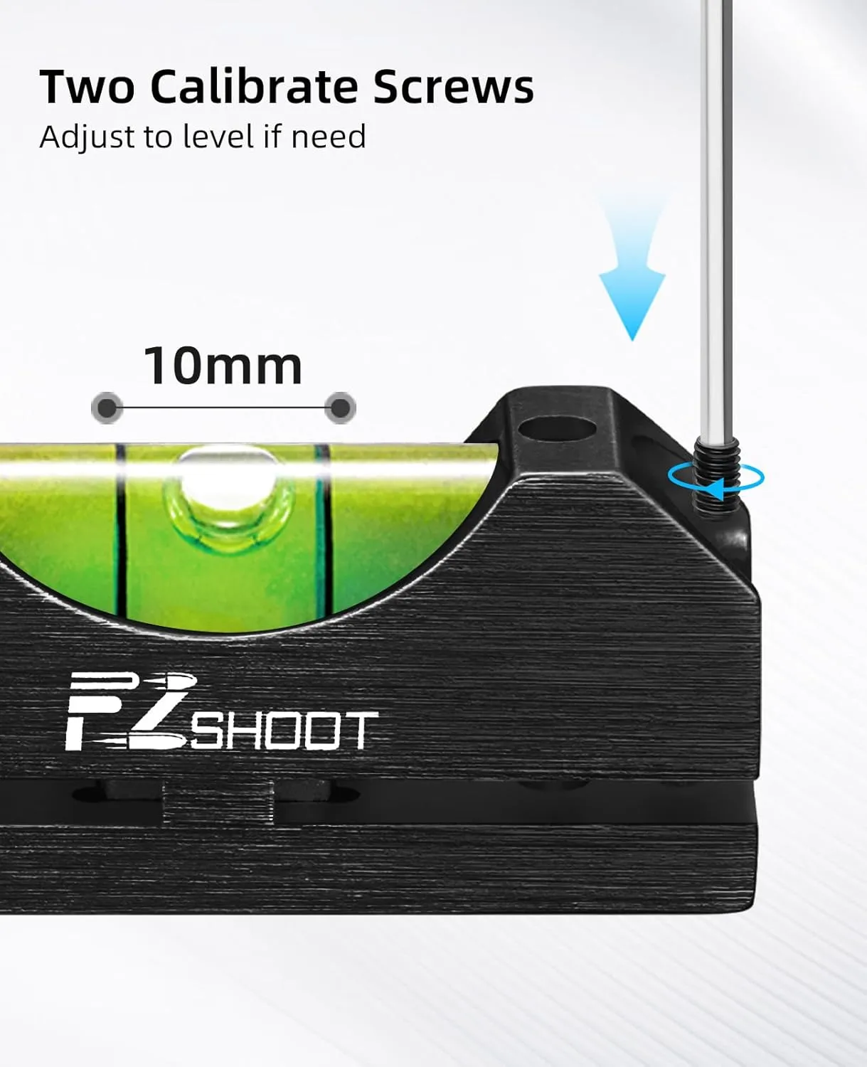 EZshoot Scope Leveling Kit with High-precision Bubble Leveling System, Magnetic Universal Leveling Tool, Compact Storage Case for Equipment and Maintenance