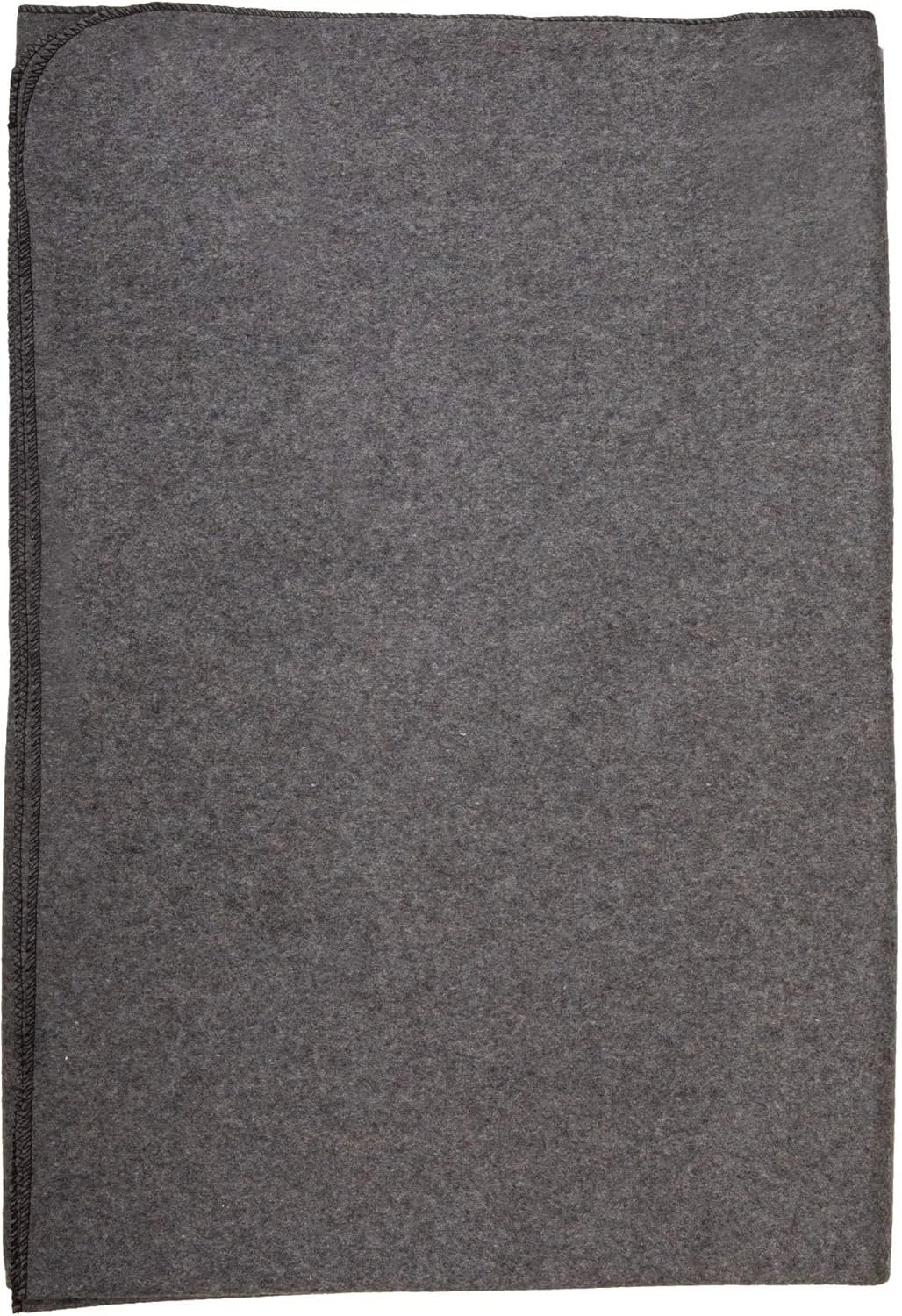 Farm Blue Wool Survival Emergency Blanket - Military Style 80” x 62” - Thick & Lightweight Army Camping - Large Camp Survival Blankets - Store in Car, Hiking, Backpacking & Festivals (Charcoal Grey)