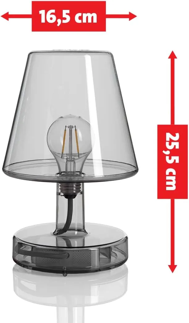 Fatboy Transloetje Lamp Rechargeable Portable LED Table Light, Grey