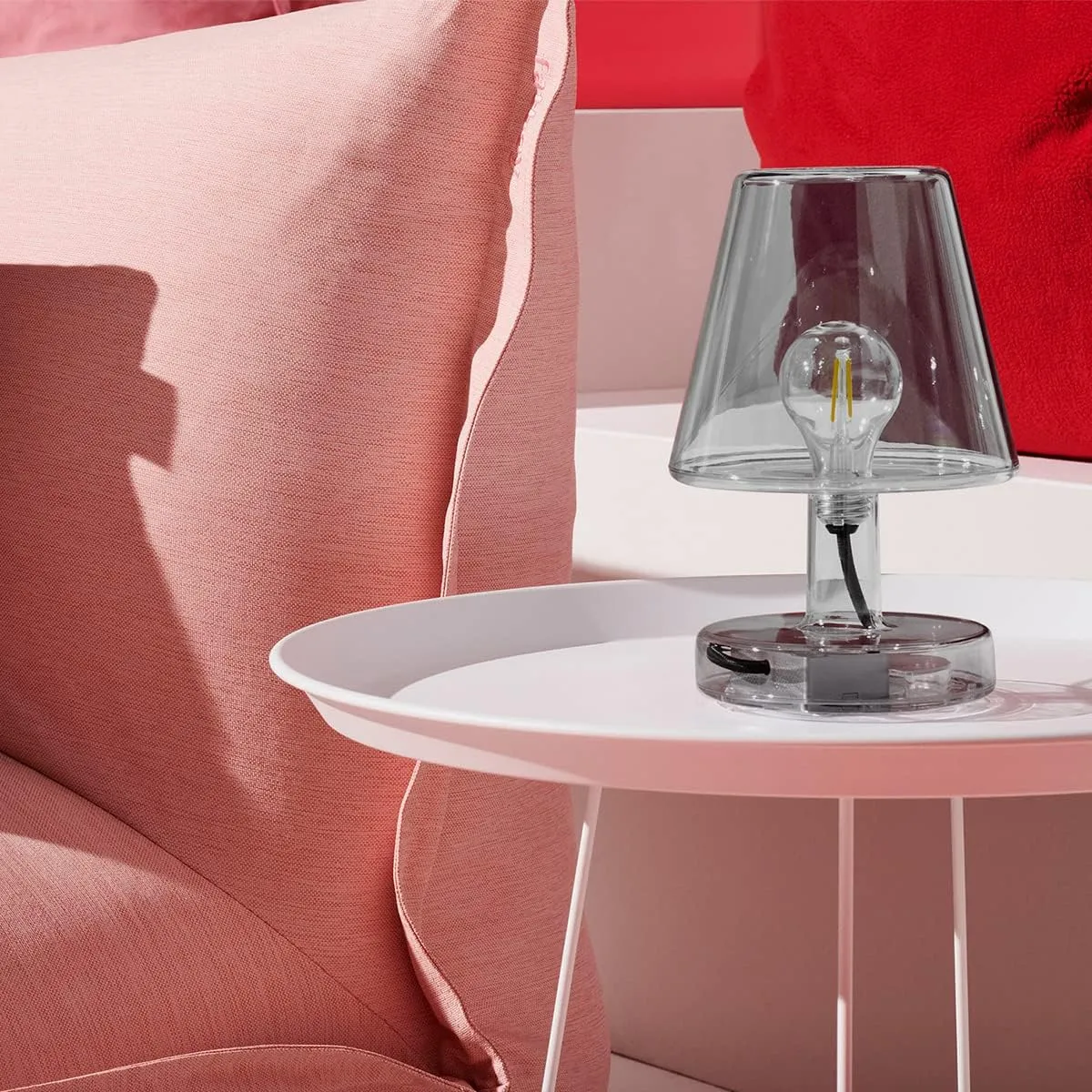 Fatboy Transloetje Lamp Rechargeable Portable LED Table Light, Grey