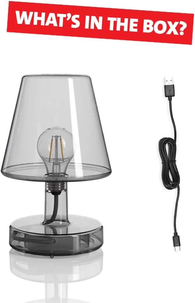 Fatboy Transloetje Lamp Rechargeable Portable LED Table Light, Grey
