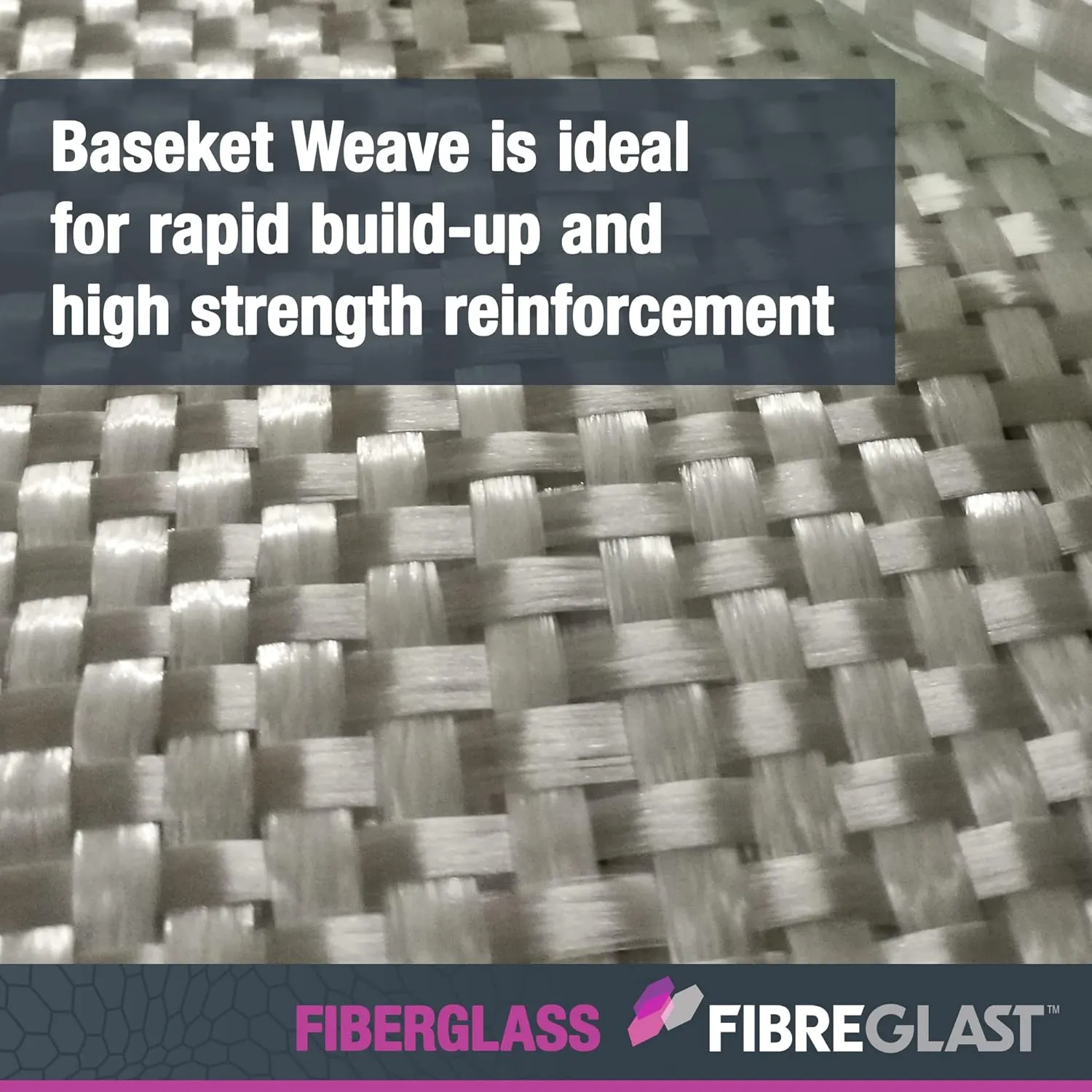 Fibre Glast Fiberglass Woven Roving – Premium Heavy Duty Structural Reinforcement for Home, Roof, Auto Body & Waterproof Boat Repair Kits – Epoxy & Resin Compatible, 18 Oz, 5 Yards, Made in USA