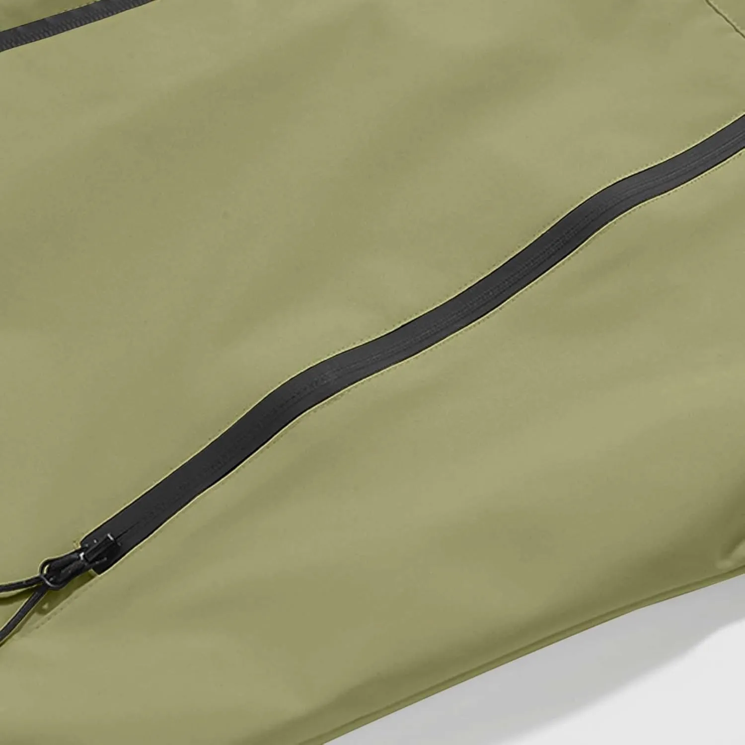 Finelylove Rain Jacket Men Waterproof Lightweight Outdoor Cargo Softshell Rain Coat Hooded Mountain Hiking Windbreaker