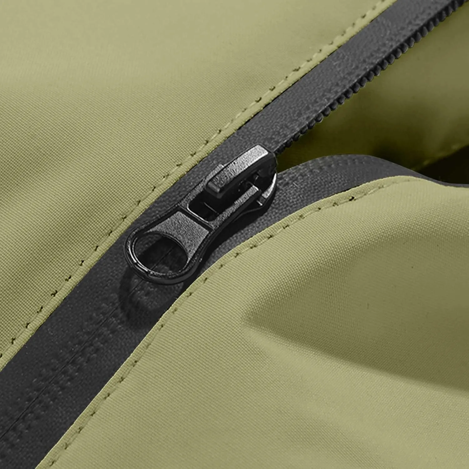 Finelylove Rain Jacket Men Waterproof Lightweight Outdoor Cargo Softshell Rain Coat Hooded Mountain Hiking Windbreaker