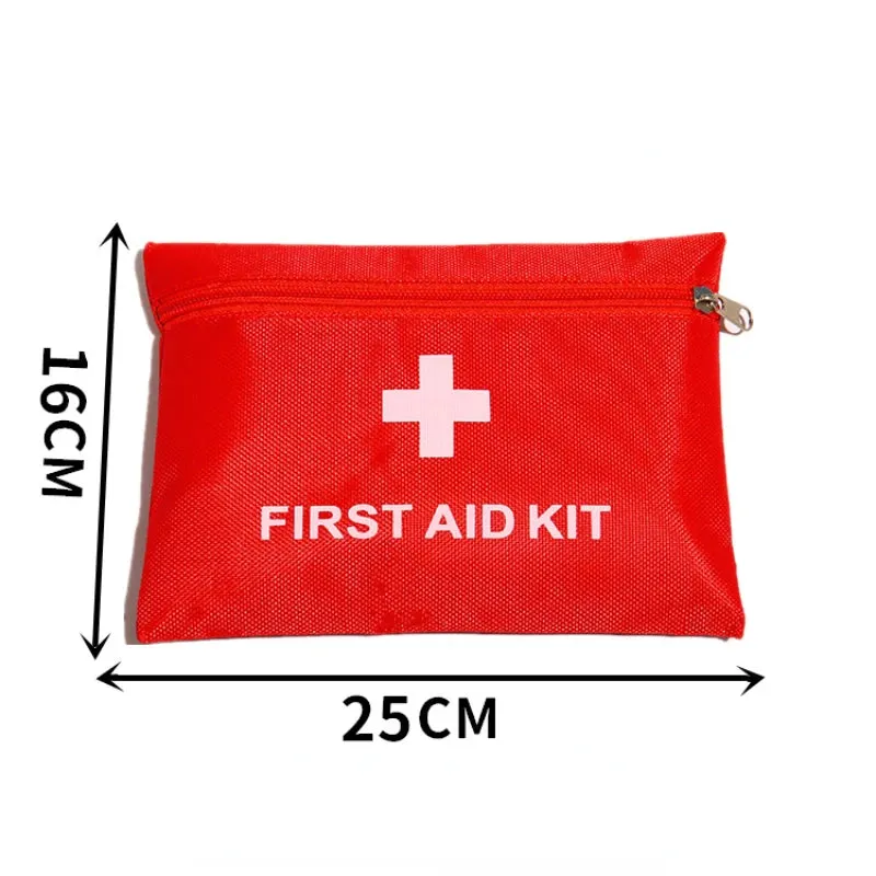 First Aid Kit Bags Nurse Red Medical Tools Bag Waterproof Oxford
