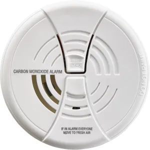 FIRST ALERT Carbon Monoxide Alarm | BRK CO250 Battery Operated Carbon Monoxide Detector With 9-Volt Battery & Two Silence Features