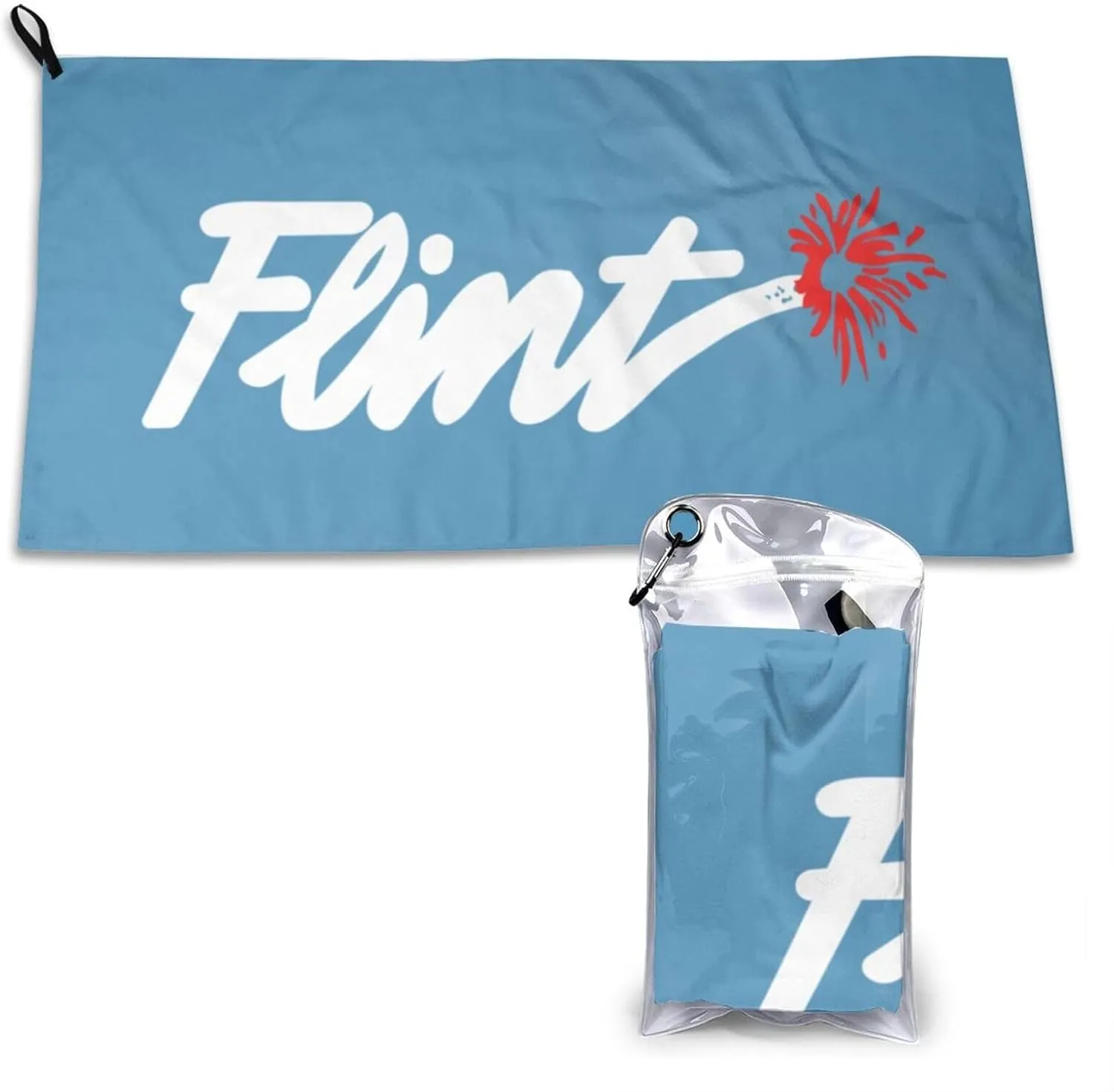 Flag of Flint, Michigan Towels for Bathroom 16x31.5 in Ultra Soft Quick Drying Bath Towels Hand Towels Camping Fitness Beach Towel