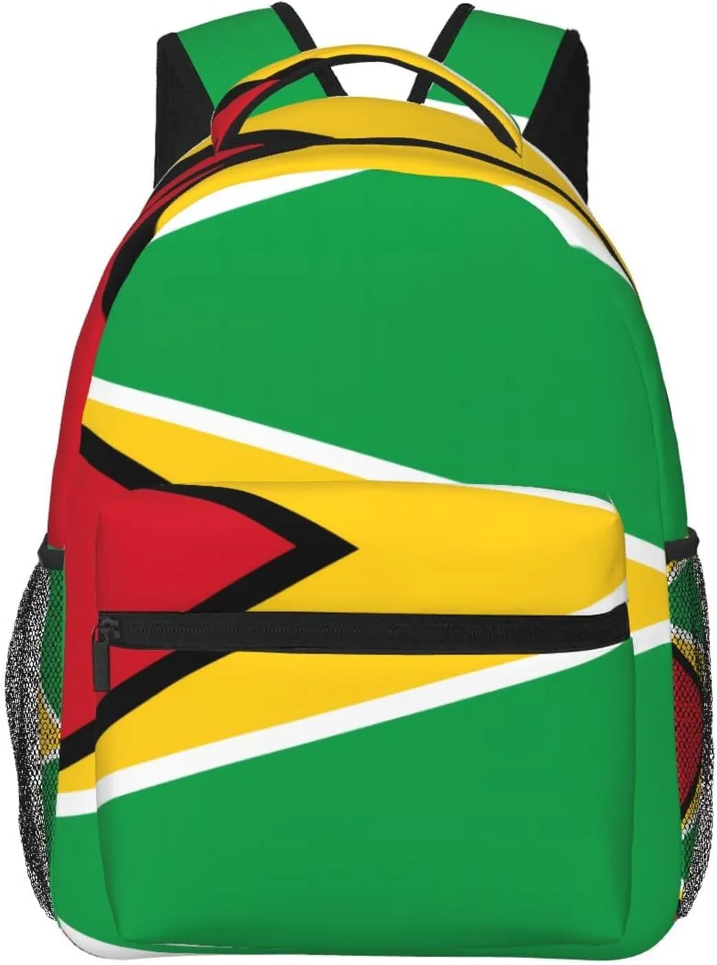 Flag of Guyana Backpack, suitable for light travel, daily multi-purpose bag, suitable for commuting, cycling, work