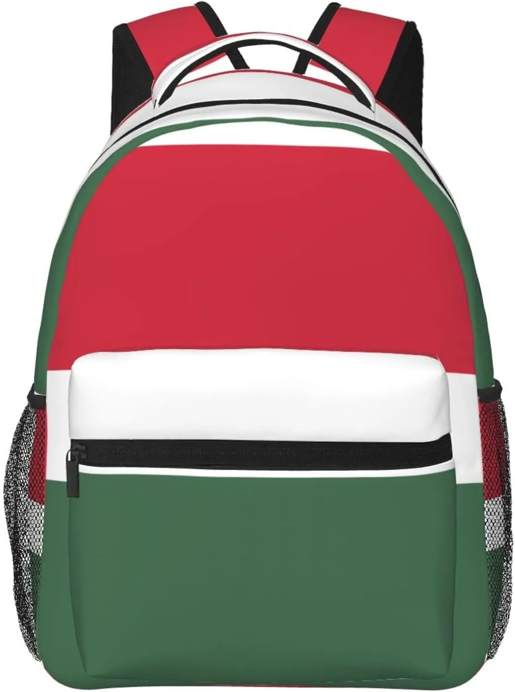 Flag of Hungary Backpack, suitable for light travel, daily multi-purpose bag, suitable for commuting, cycling, work